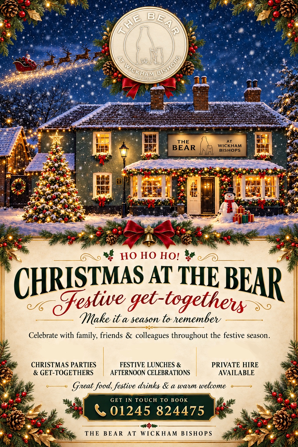 Christmas at The Bear — festive get-togethers